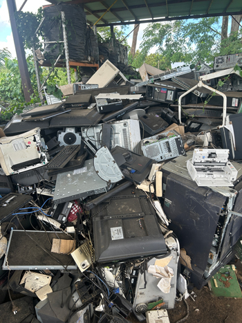samoa island e-waste